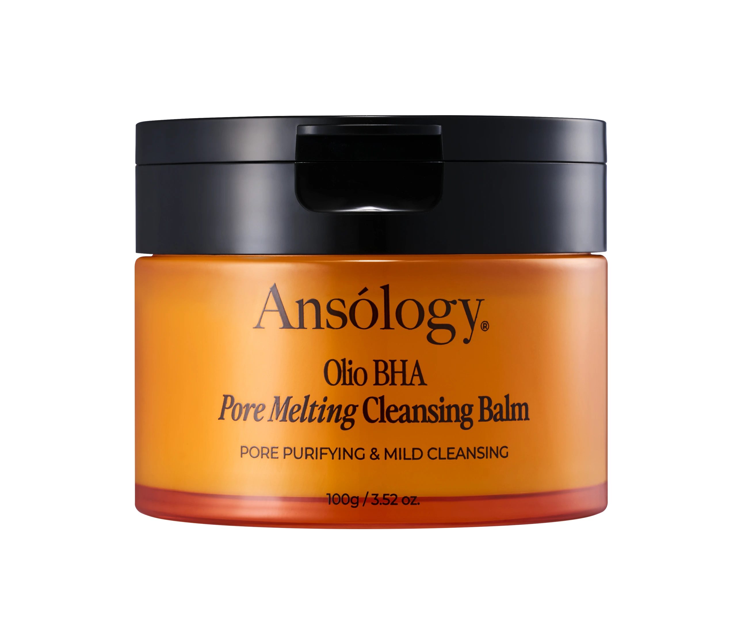Découvrez la texture fondante du baume démaquillant Ansólogy®. Élimine le maquillage tenace tout en hydratant la peau grâce au Phyto Mucin végétal.
