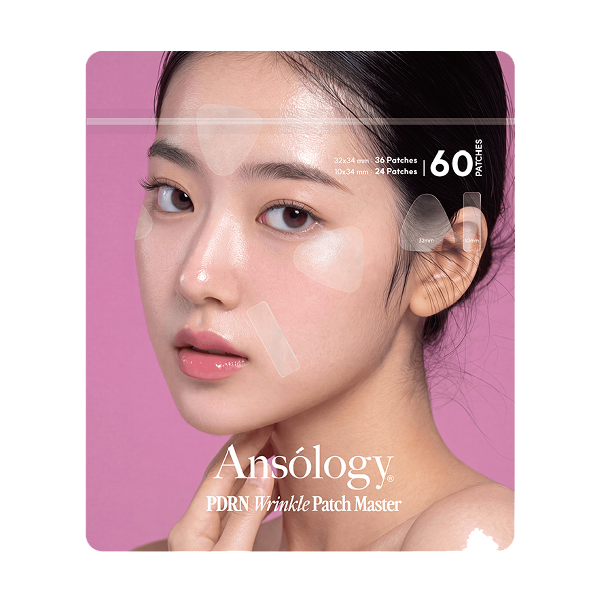 Découvrez l'approche révolutionnaire d'Ansólogy®. Des patchs à double action (Botox-like et occlusive) pour réduire visiblement les rides d'expression dès la première pose.