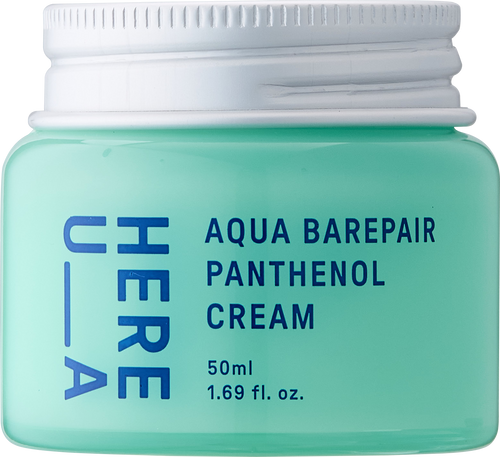 Crème Barrière Apaisante HERE U_A Aqua Barepair au panthénol — pot 50 ml