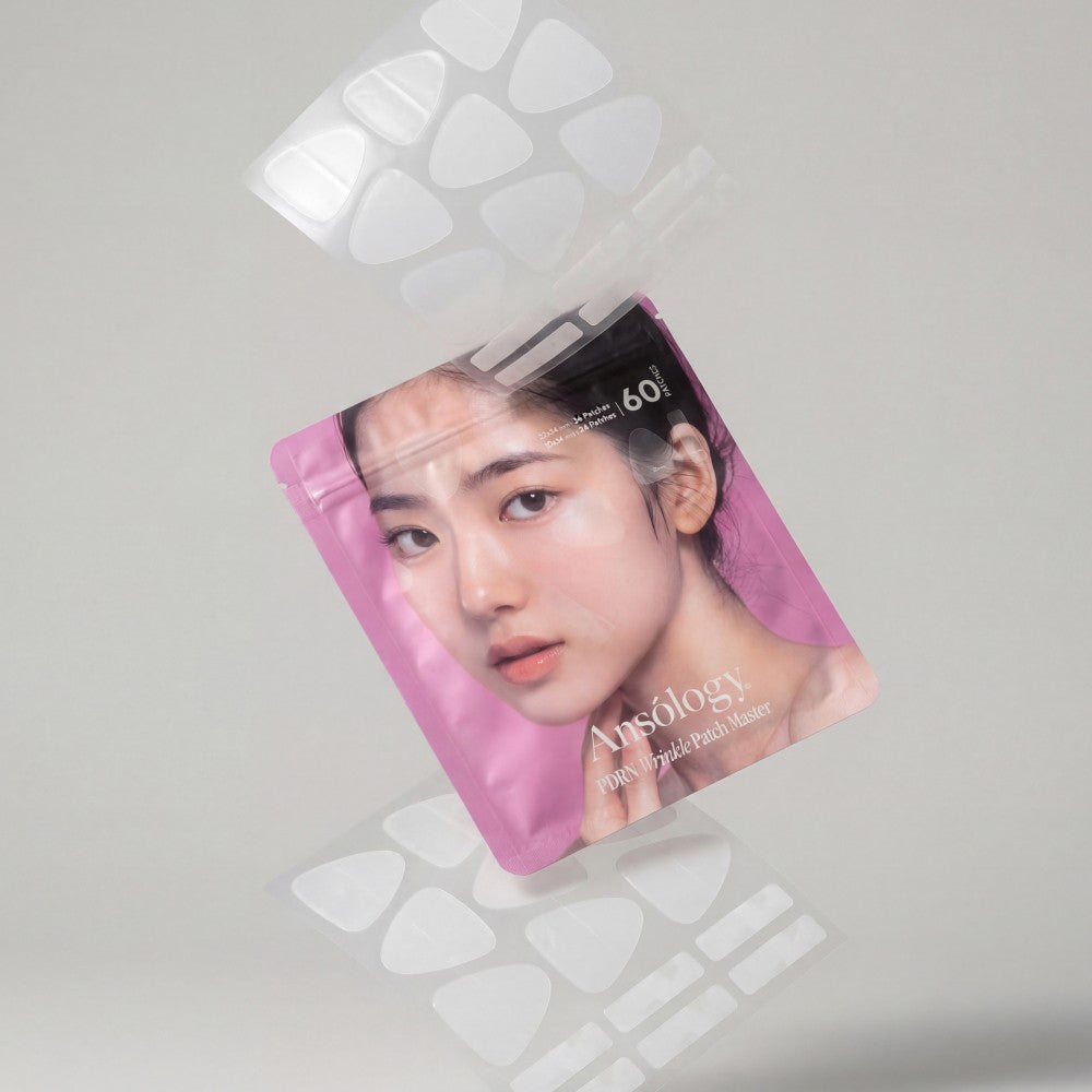 Patchs PDRN Master Ansólogy — pochette et feuilles