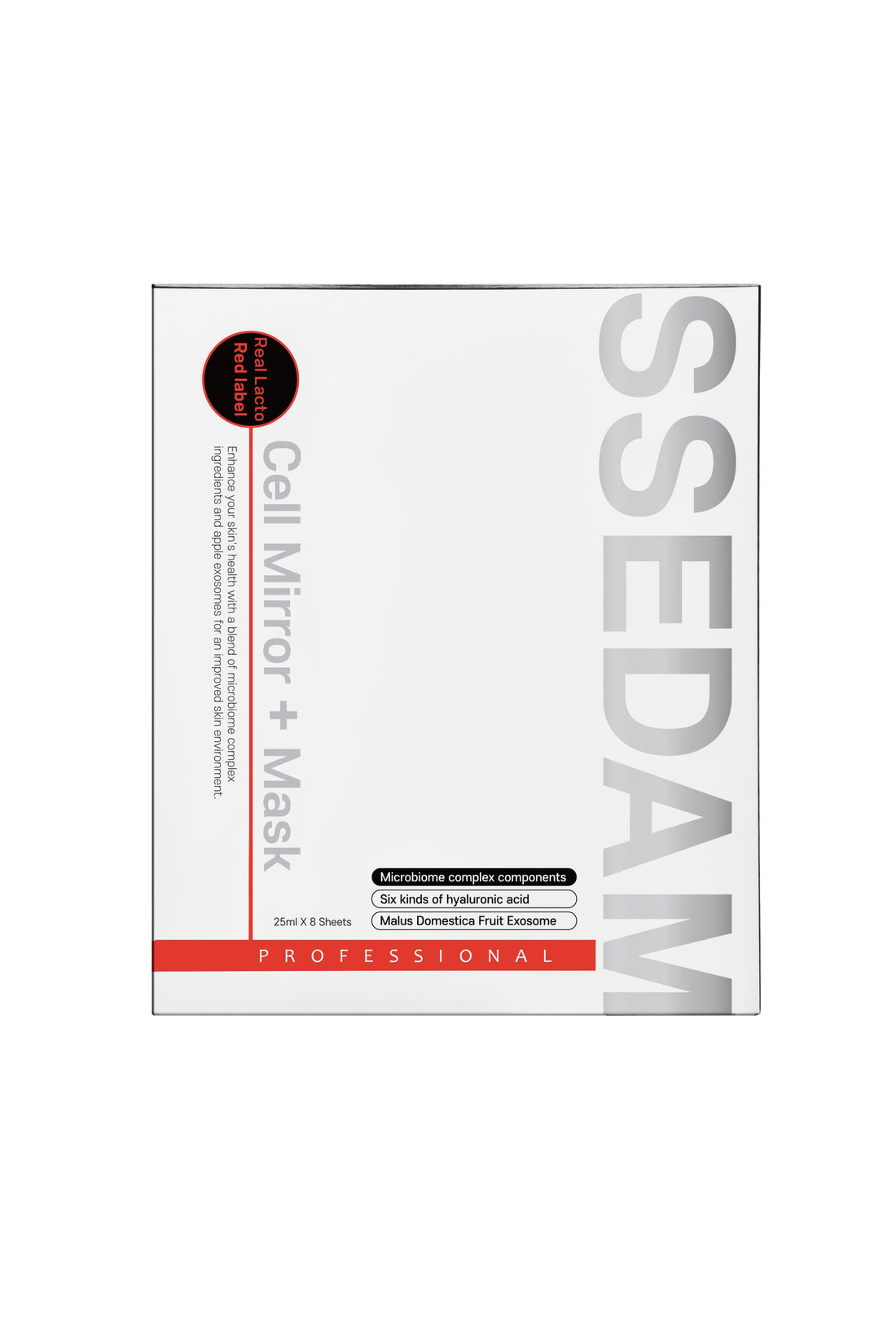 Masque Cell Mirror PLUS SSEDAM — boîte face avant