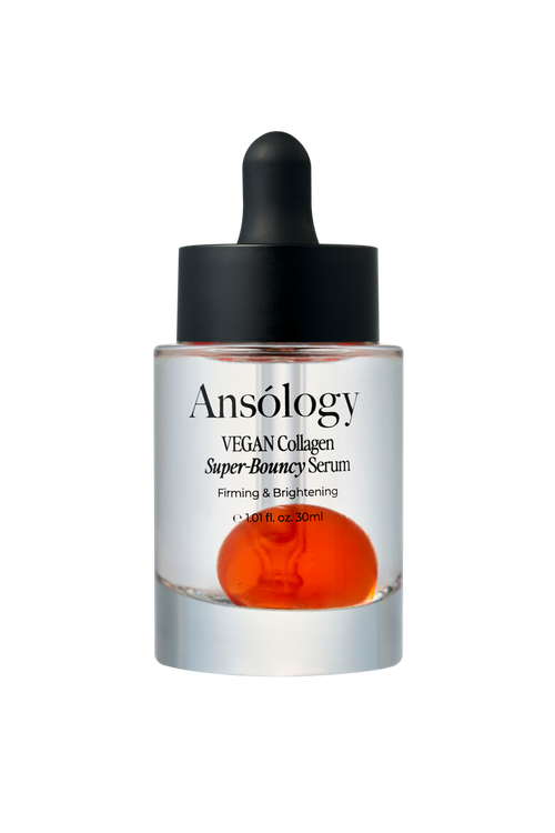 Sérum Repulpant Super-Bouncy Ansólogy au collagène vegan — flacon-pipette 30 ml